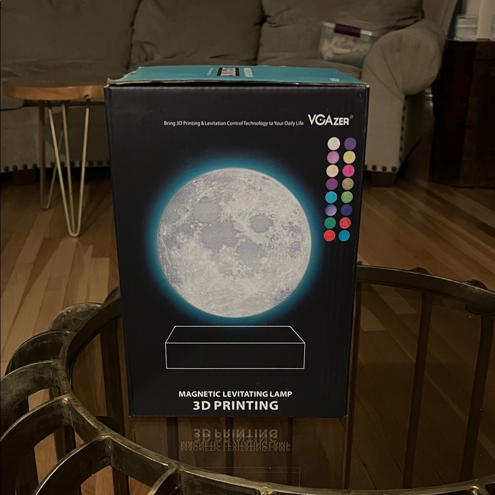 Gaze Magnetic Levitating Lamp with 3D Printing
